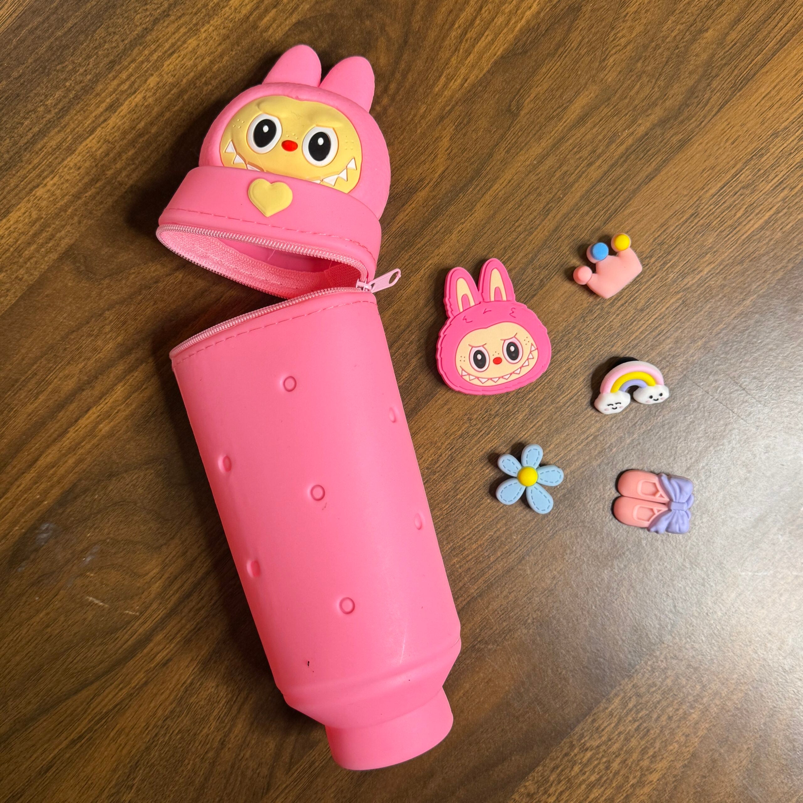 Labubu theme pouches with charms inside