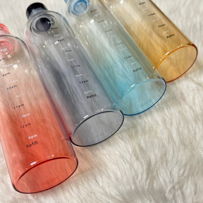 Ombre Glass Water Bottle 17oz