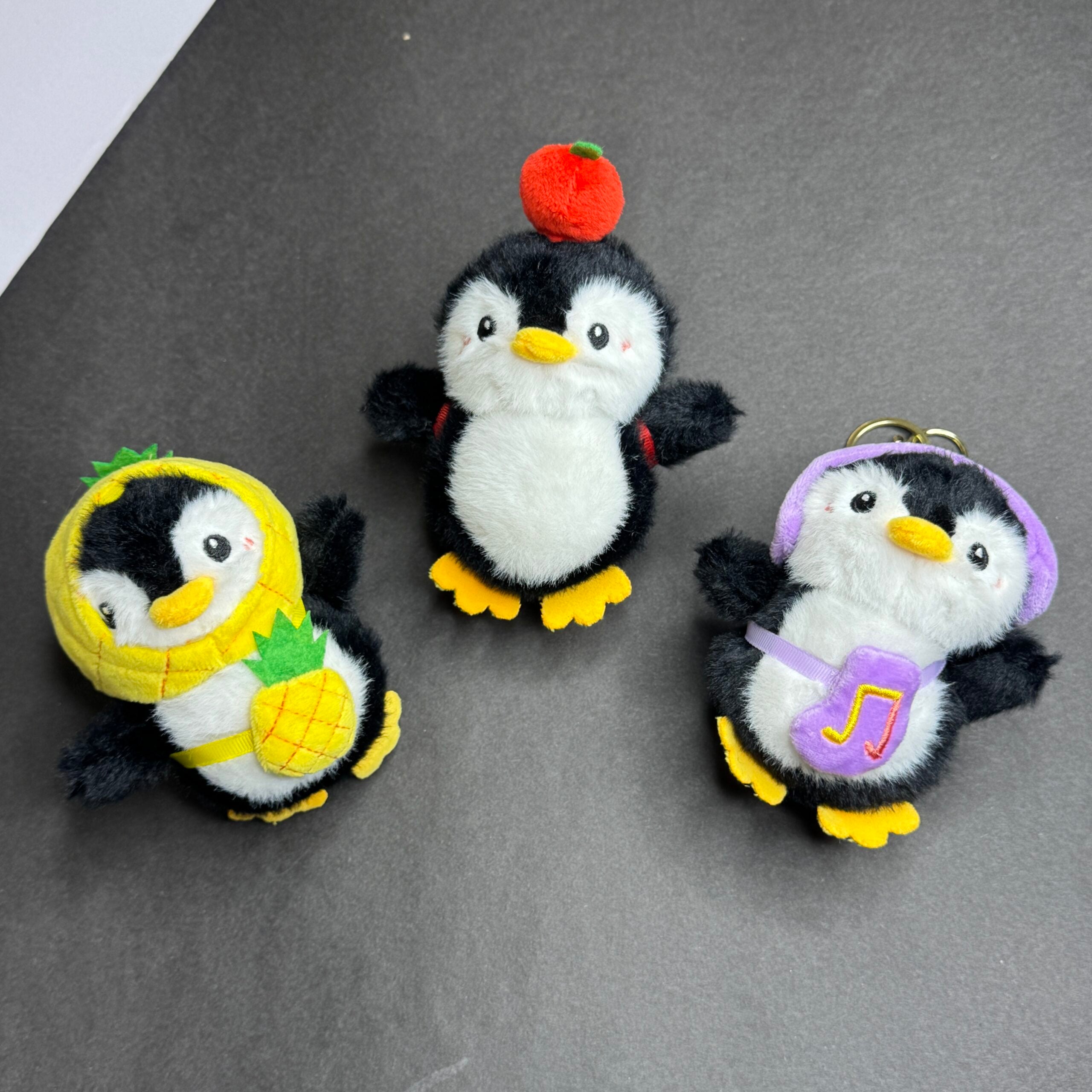 Black Penguin Plushie Bag charm / Keychain