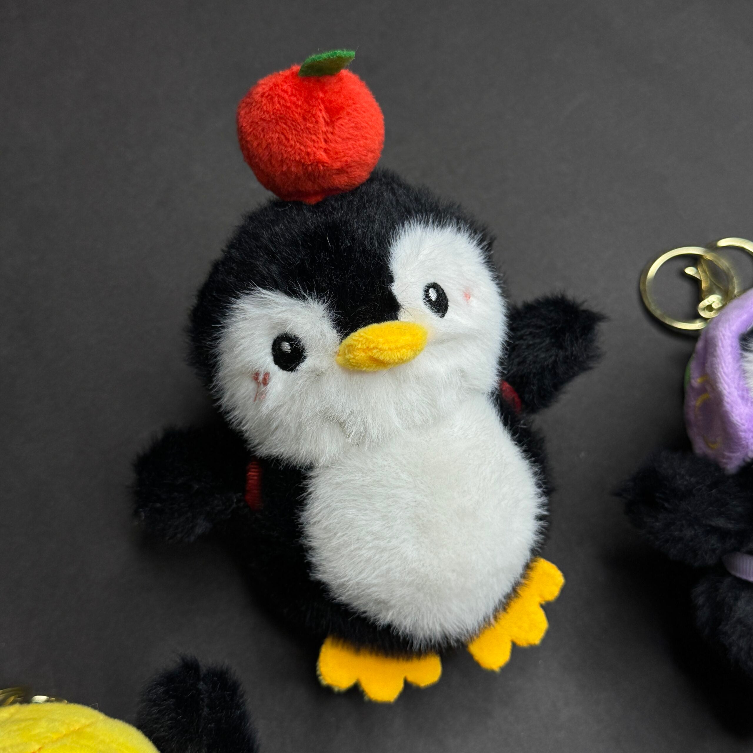 Black Penguin Plushie Bag charm / Keychain