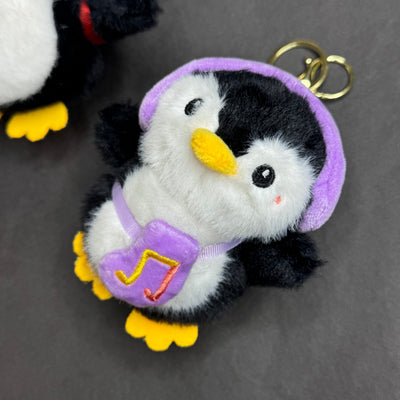 Black Penguin Plushie Bag charm / Keychain