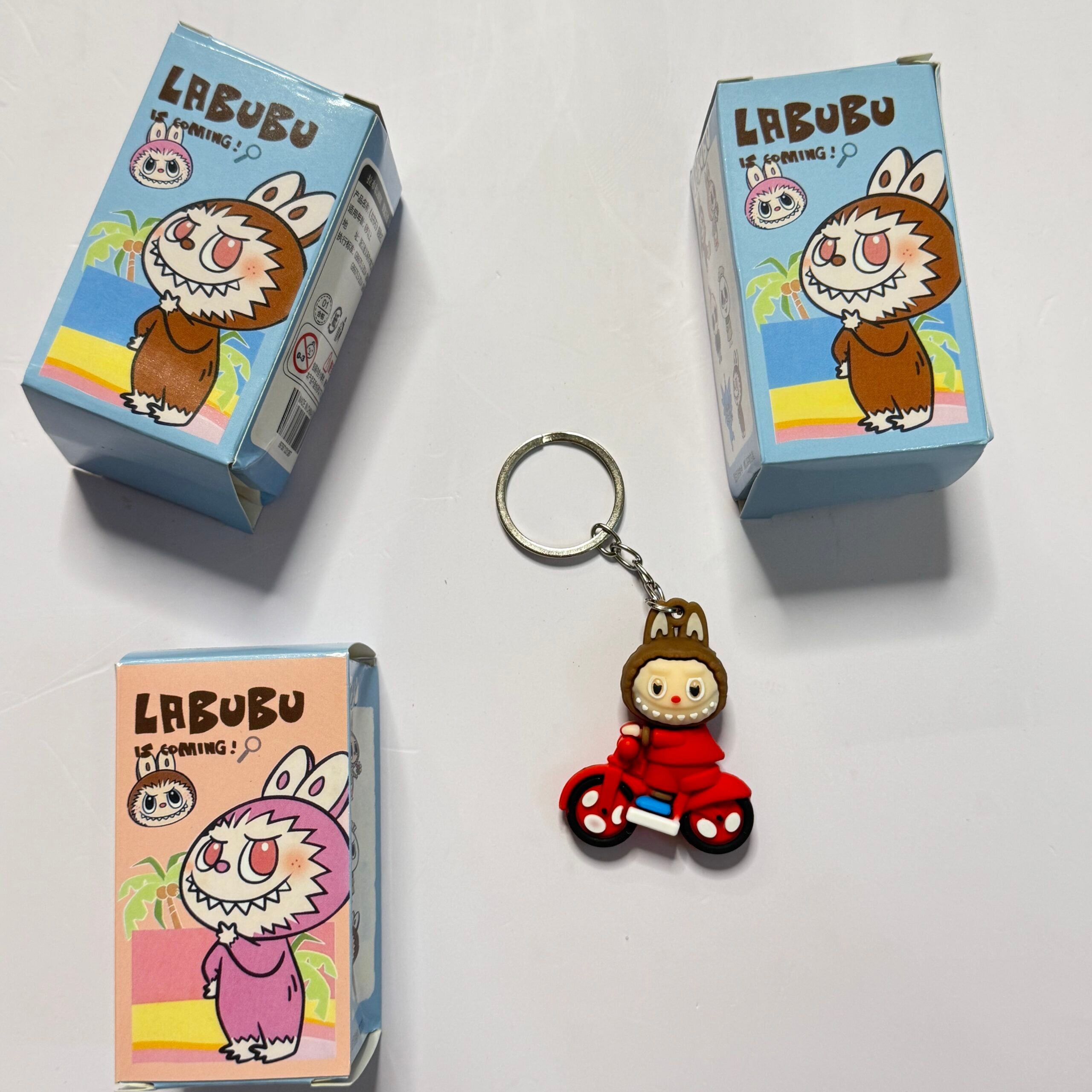 Labubu blind box keychain