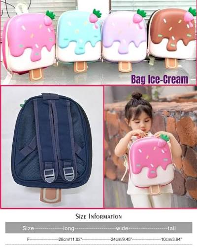 Ice cream shaped bags