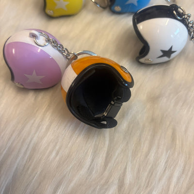Cute Helmet Keychains random