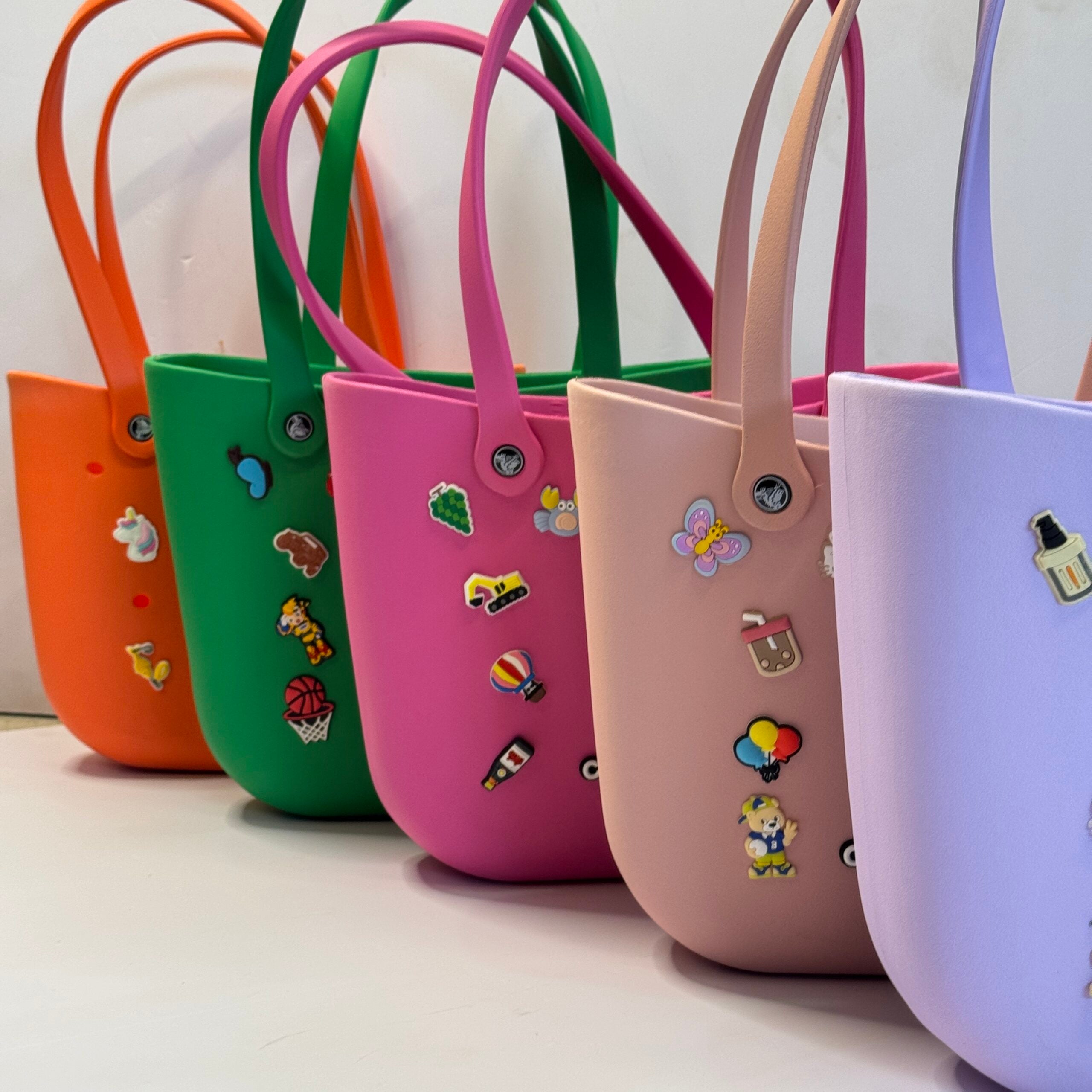 Silicone Charm Tote Bag