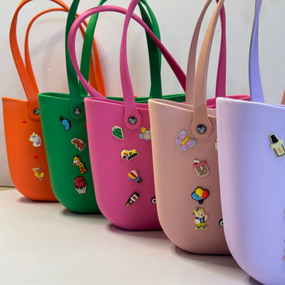 Silicone Charm Tote Bag