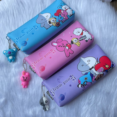 BTS keychain pouch