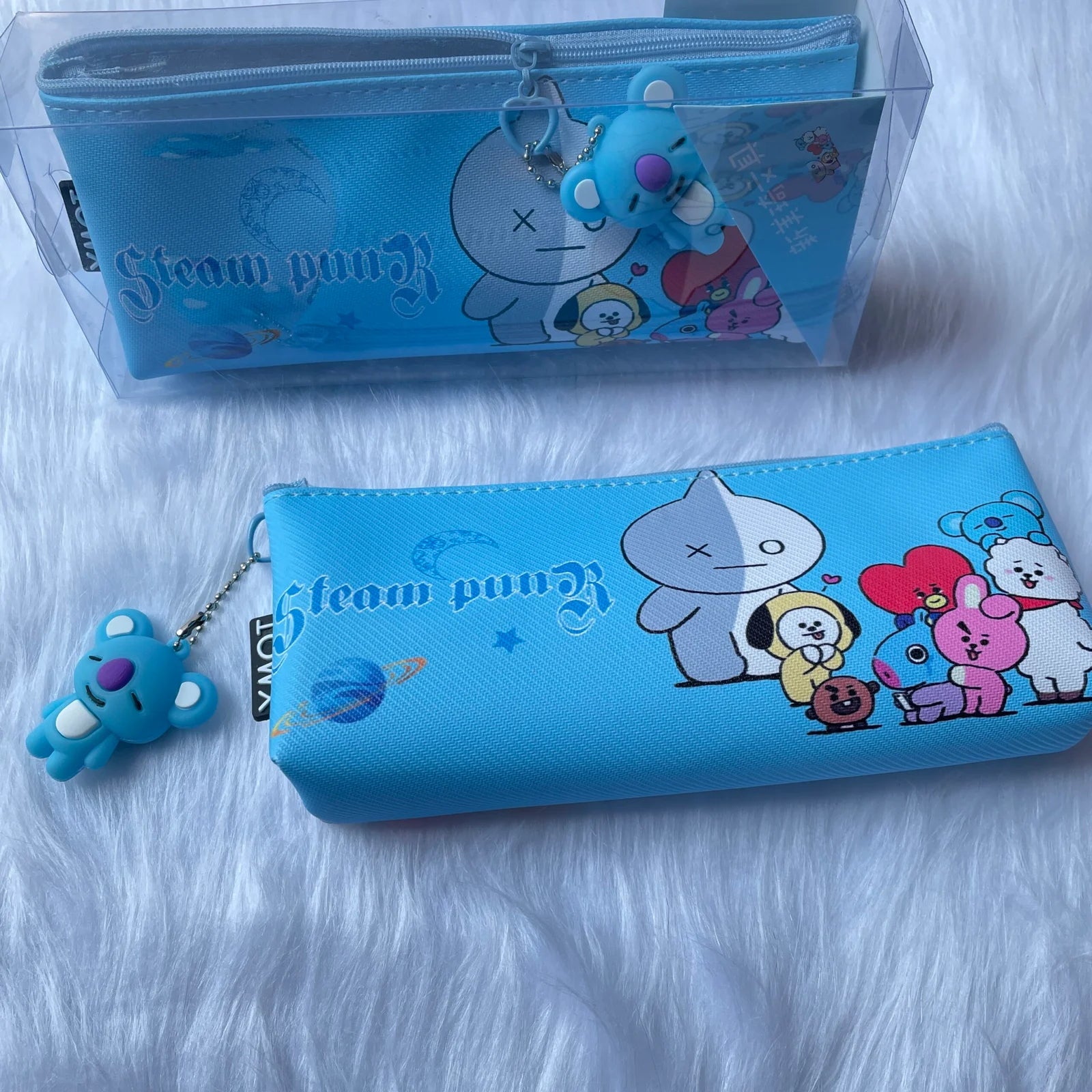 BTS keychain pouch