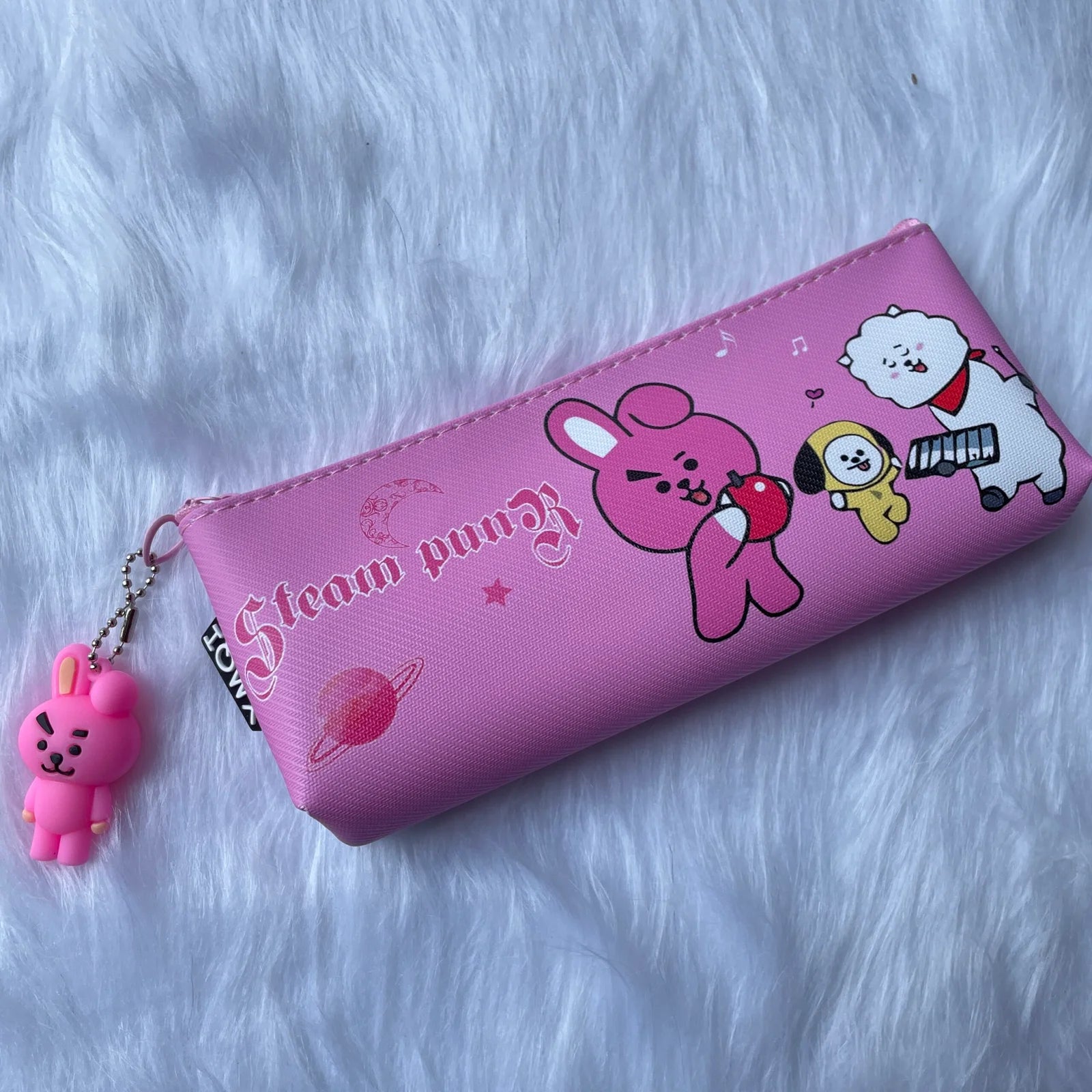 BTS keychain pouch