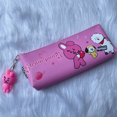 BTS keychain pouch