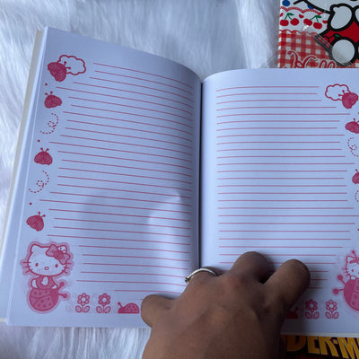 Spider Man and kitty printed diaries
