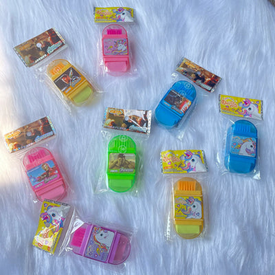 Sharpner &amp; eraser with duster(random)