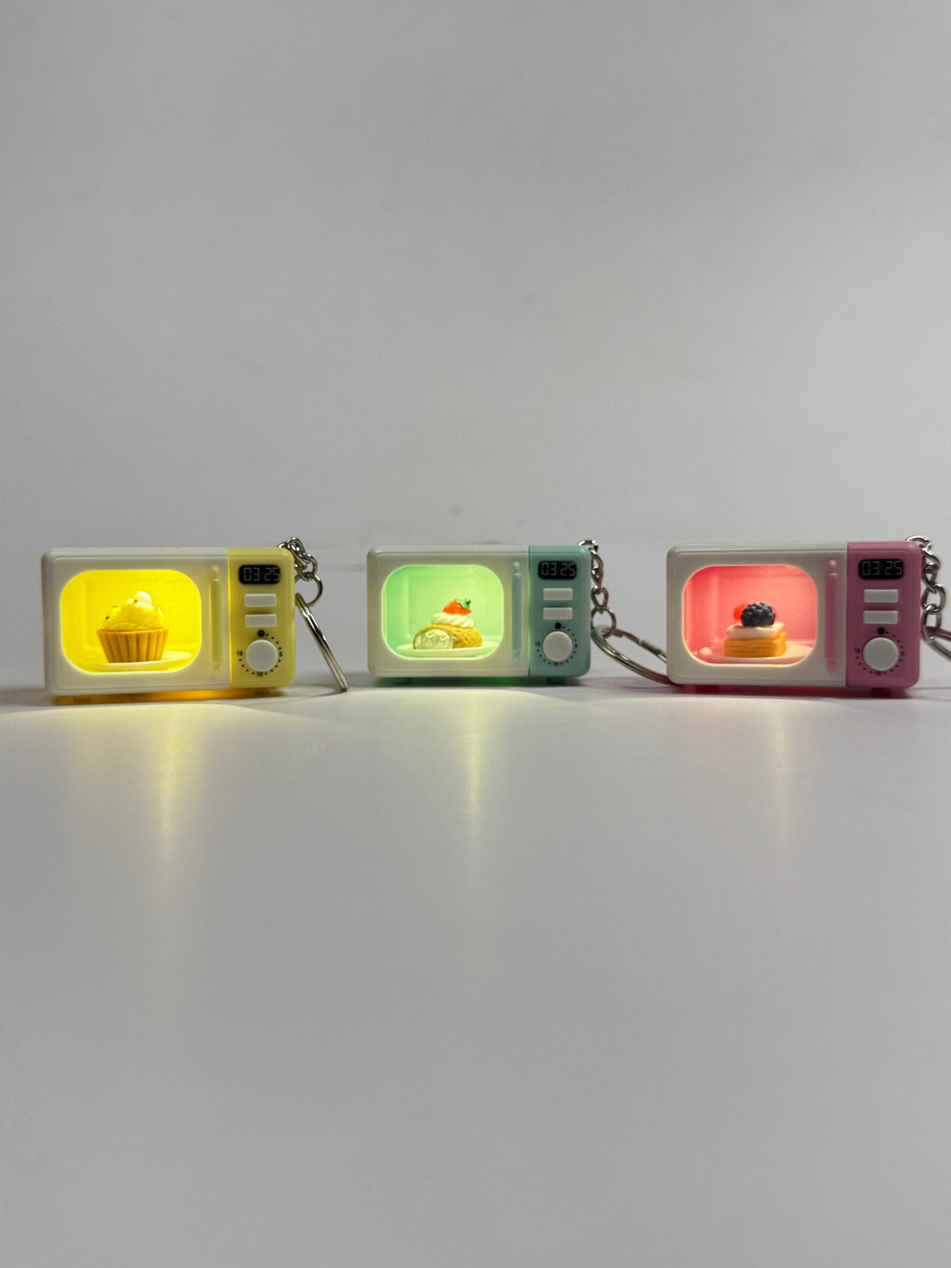 Interactive Miniature Microwave Keychain