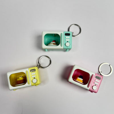 Interactive Miniature Microwave Keychain