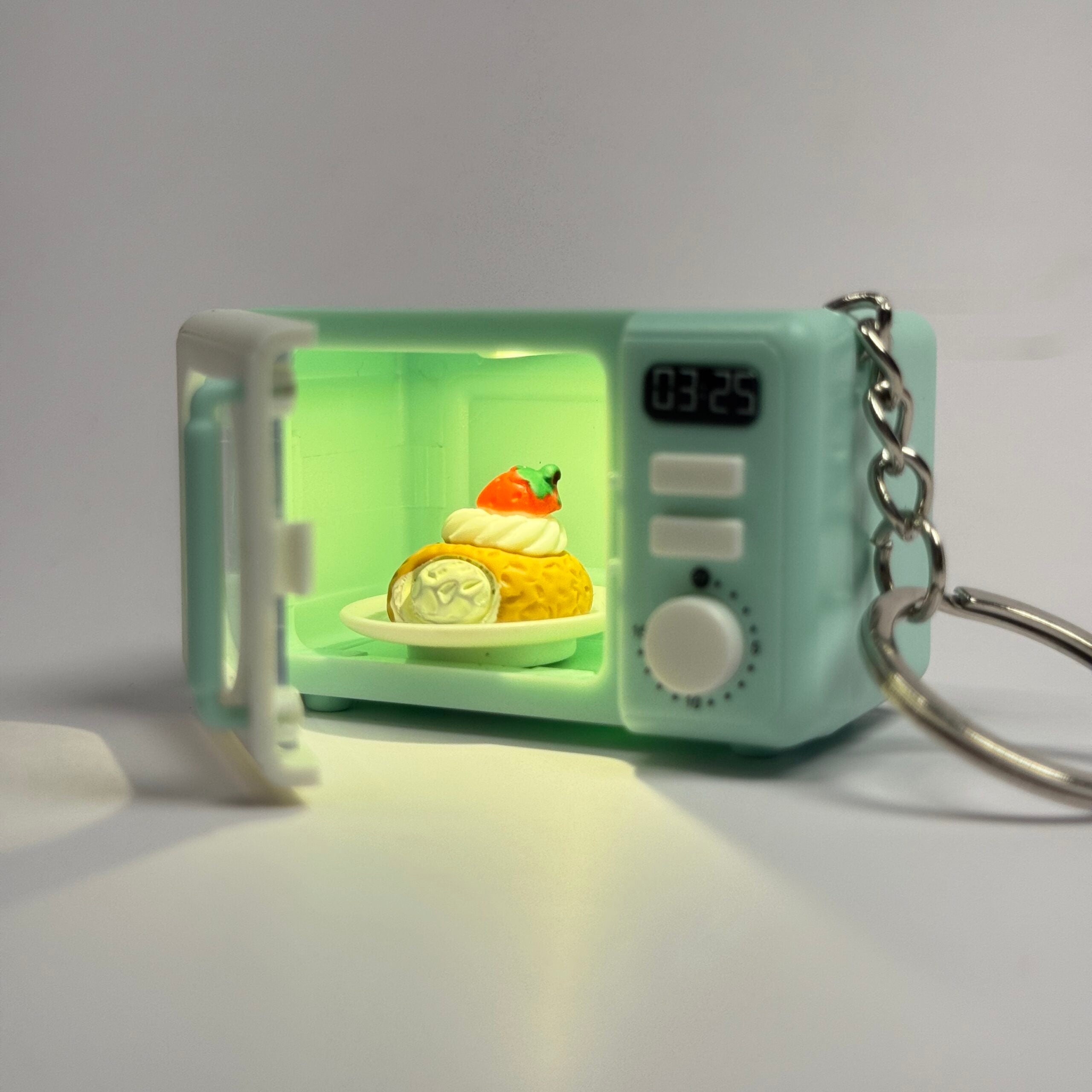 Interactive Miniature Microwave Keychain