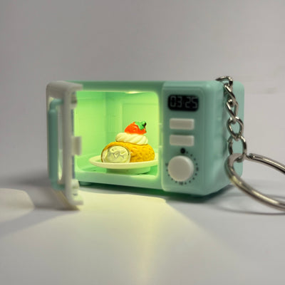 Interactive Miniature Microwave Keychain