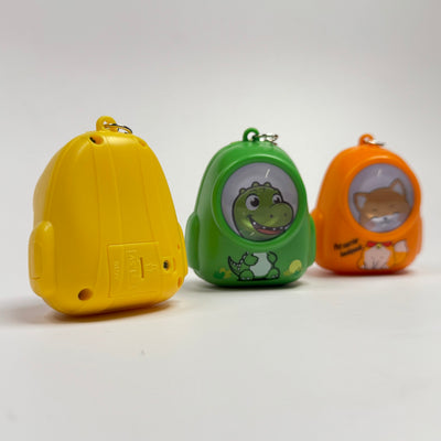 Cut Pet Carrier Backpack Light Keychain