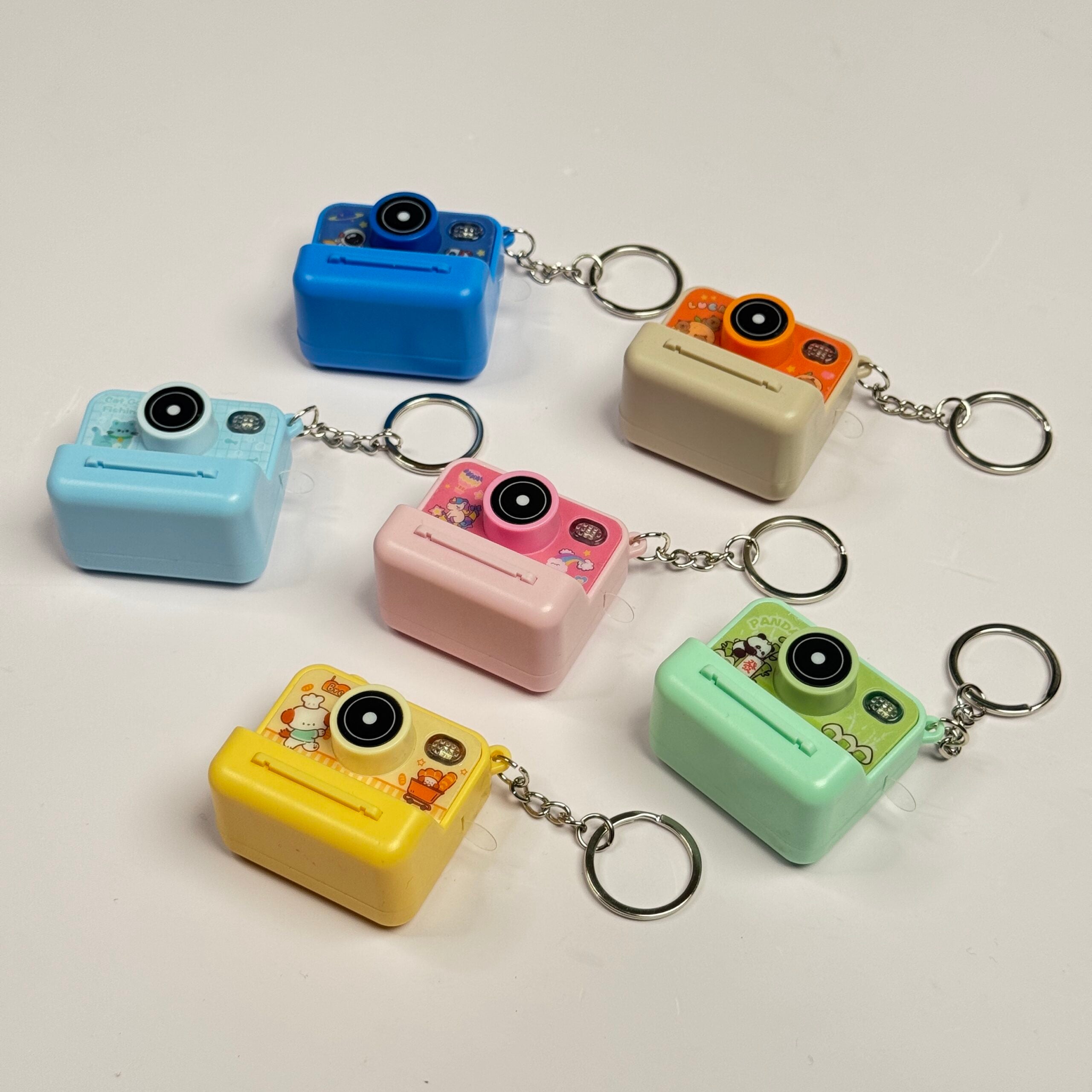 Polaroid Camera Flash Keychain