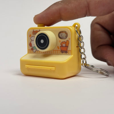 Polaroid Camera Flash Keychain