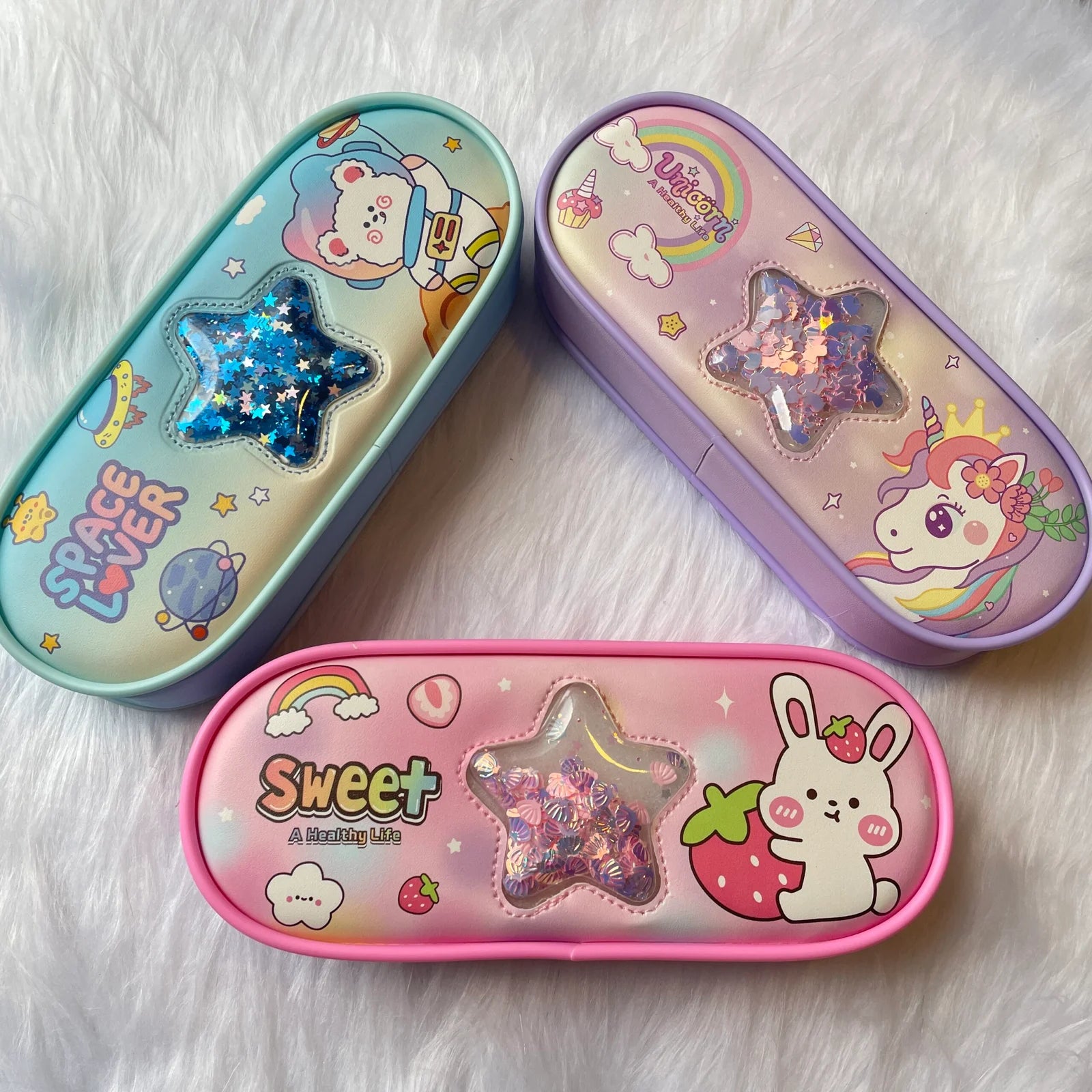 Premium Cute glitter pouch