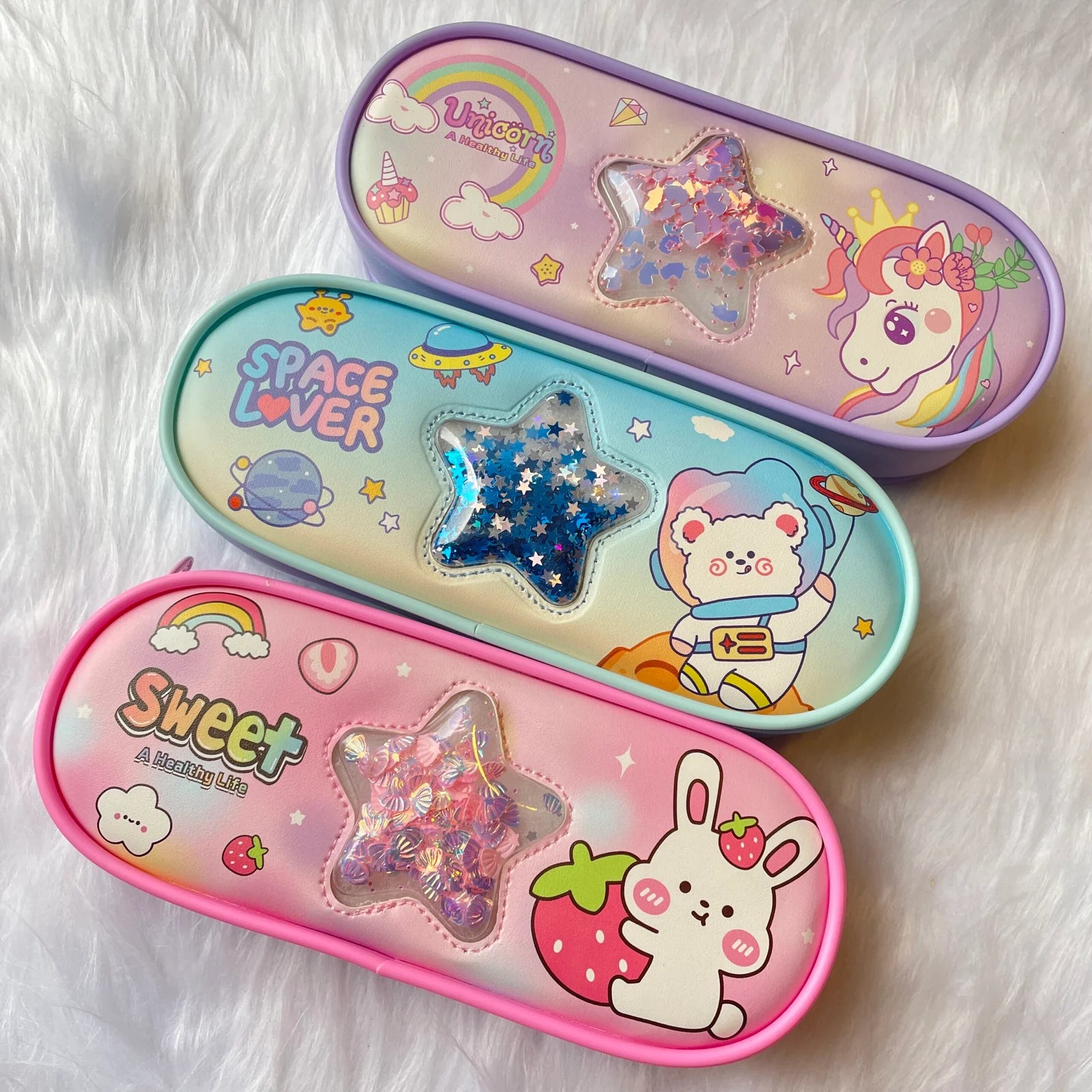 Premium Cute glitter pouch