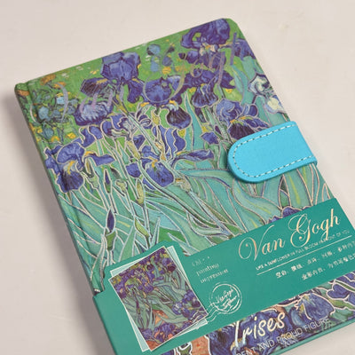 Magnetic closure flap journal