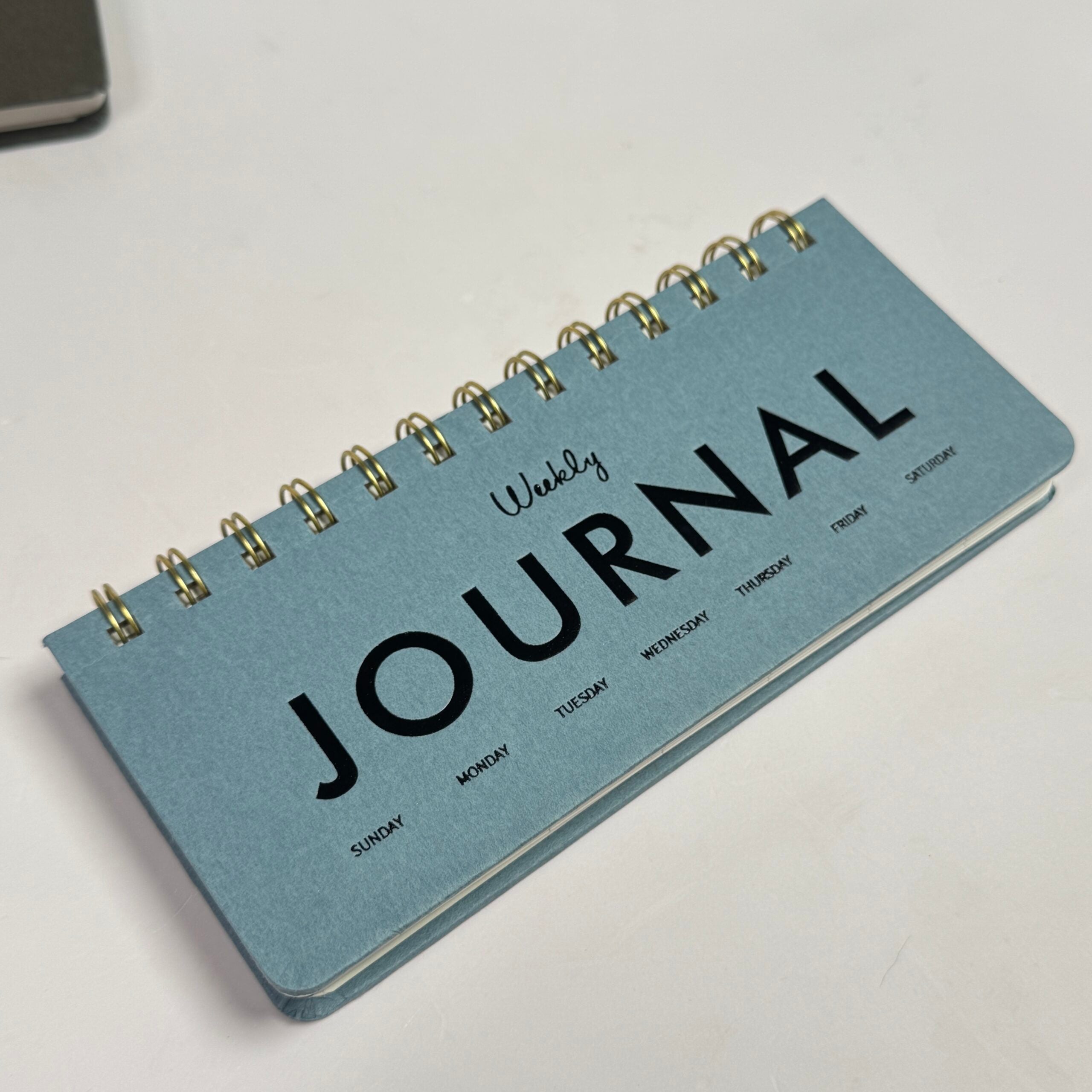 Weekly planner journal