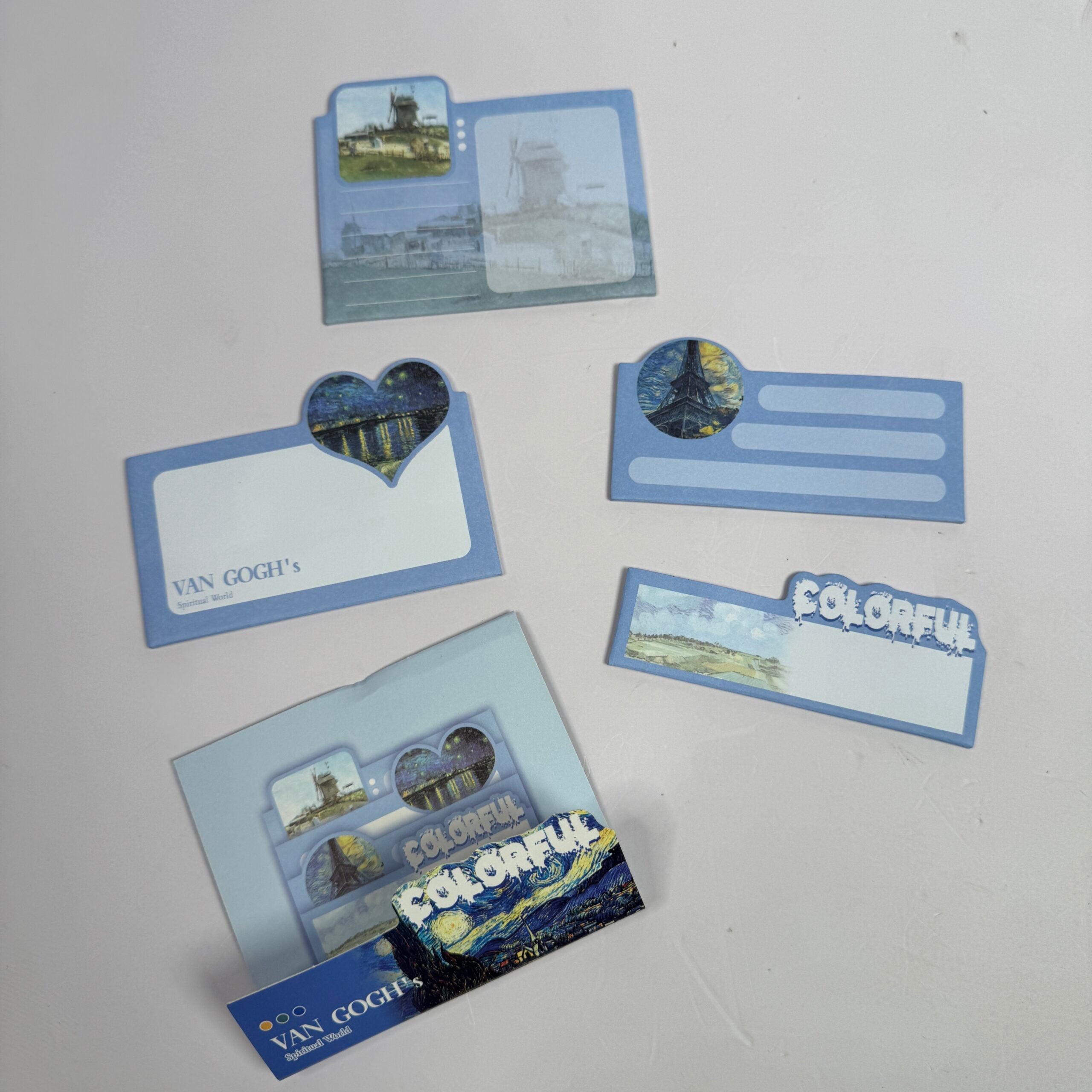Van Gogh theme sticky notes