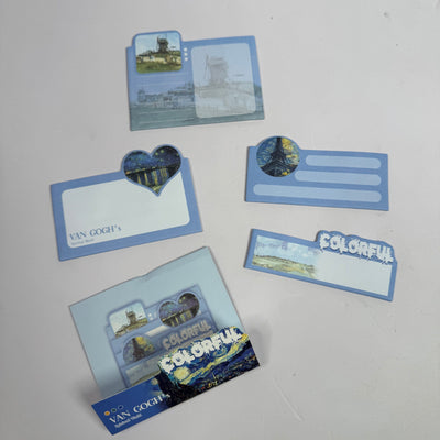 Van Gogh theme sticky notes