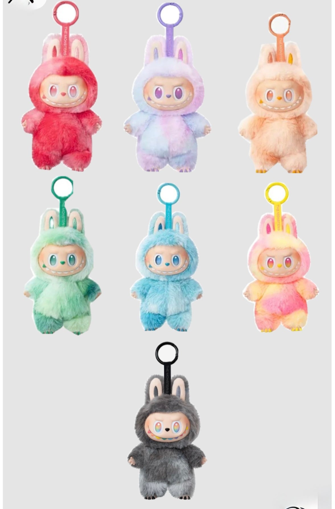 Mystery blindbox Labubu Fur Toy Keychain / Charm