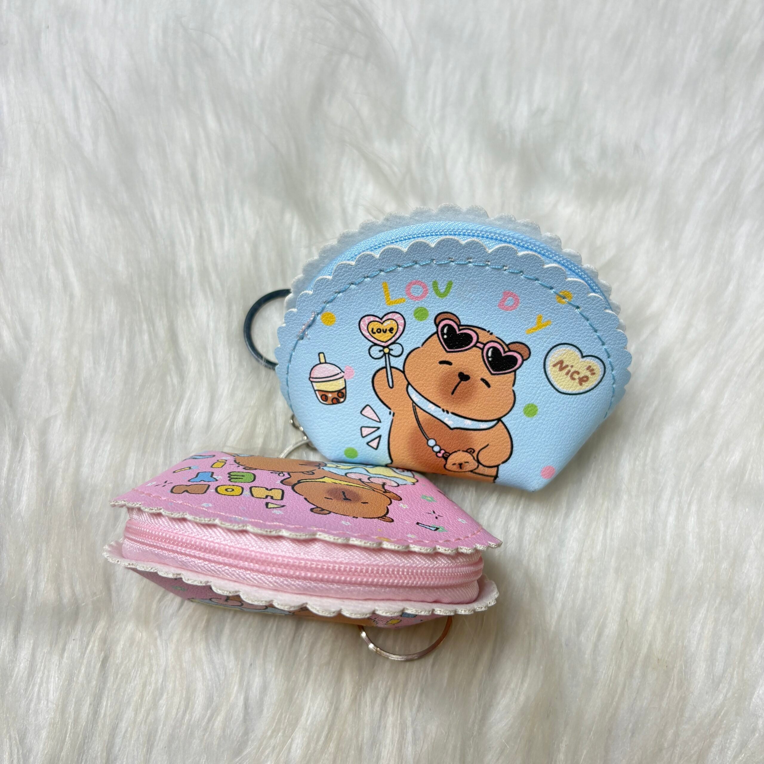 Capybara theme coin pouches