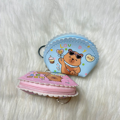 Capybara theme coin pouches