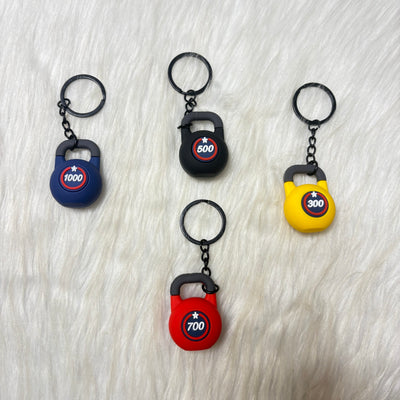 Gym theme keychains
