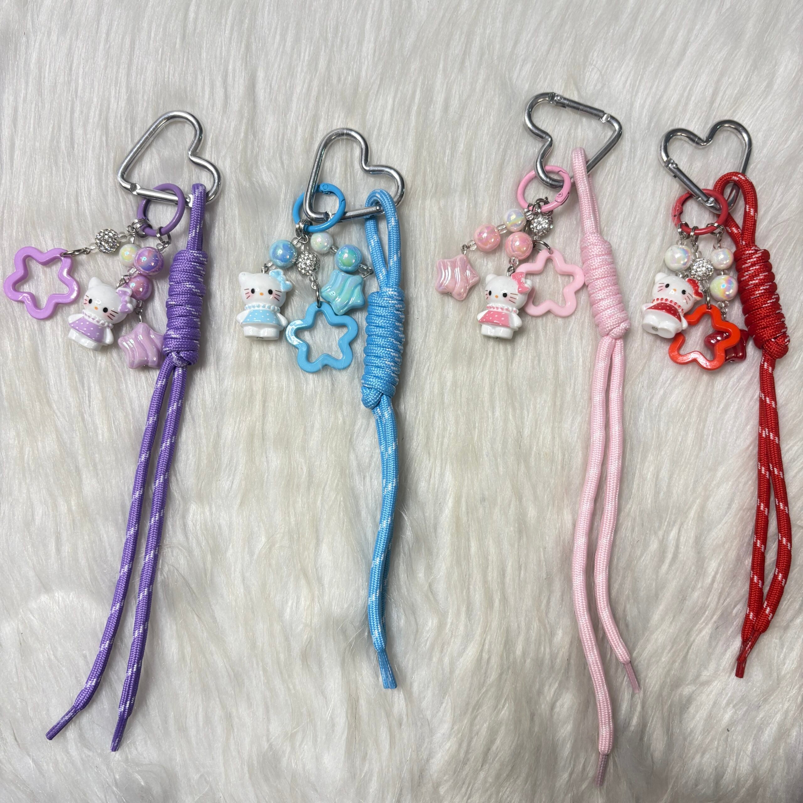 Cute kitty bag charms