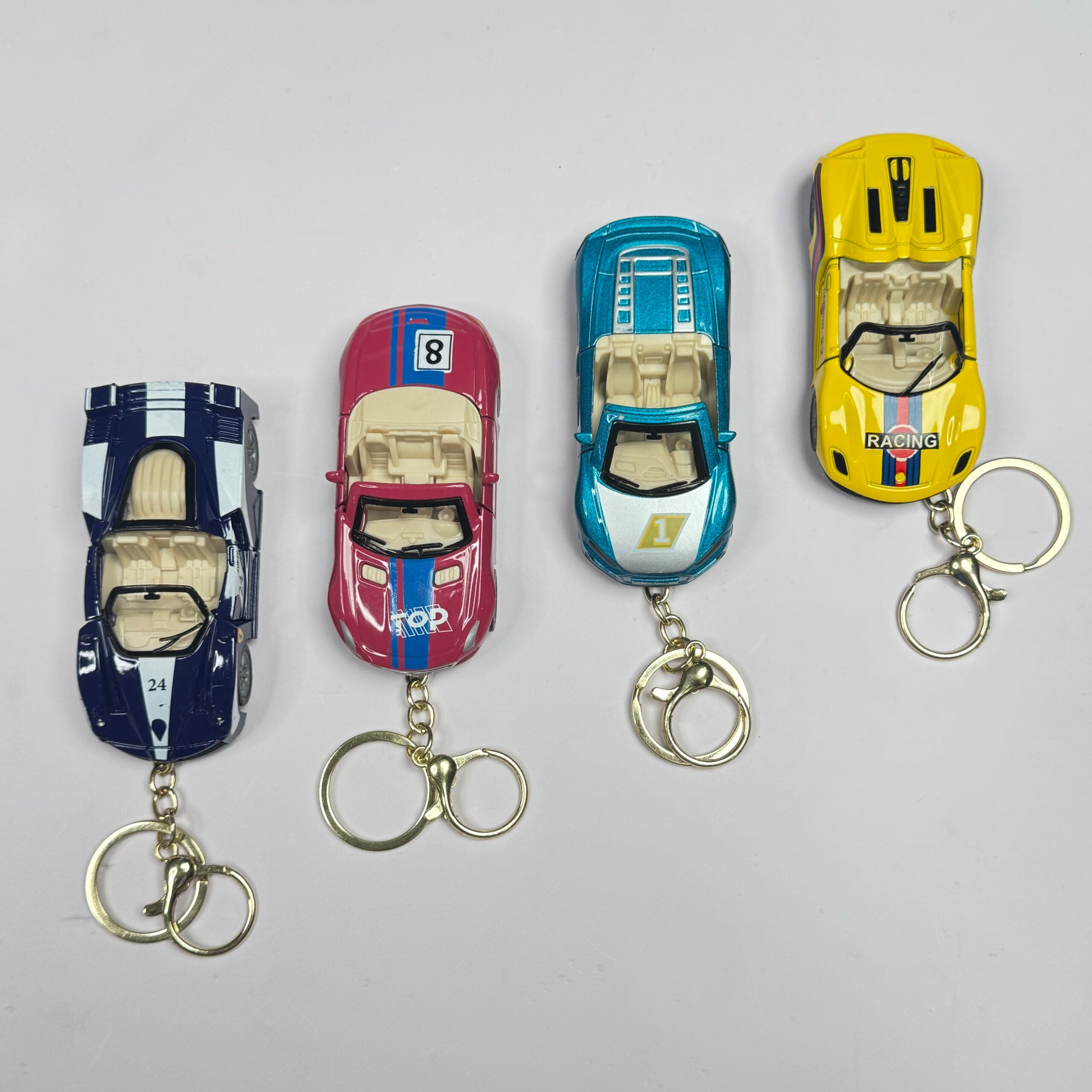 Die cast Car Keychain with Doors opening