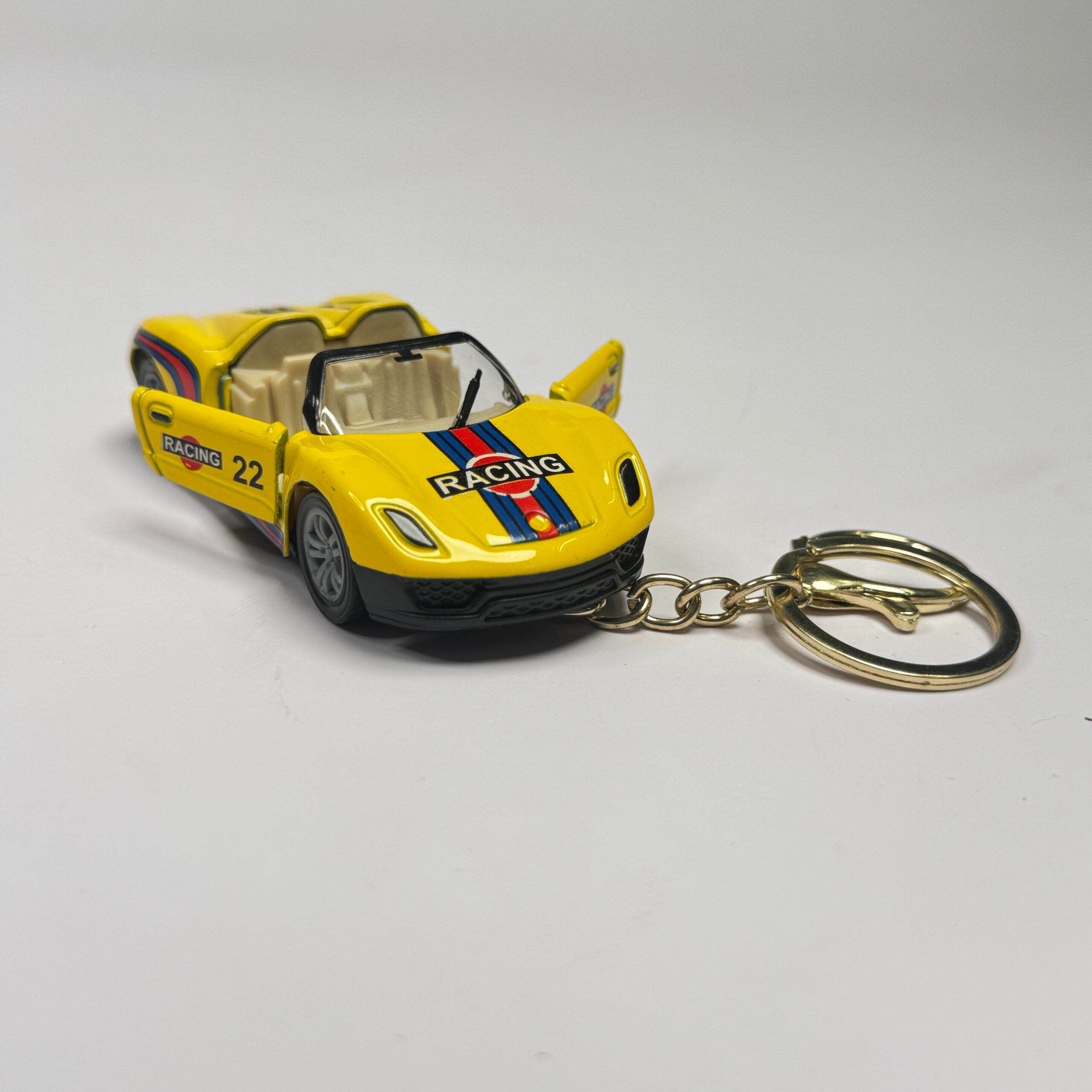 Die cast Car Keychain with Doors opening