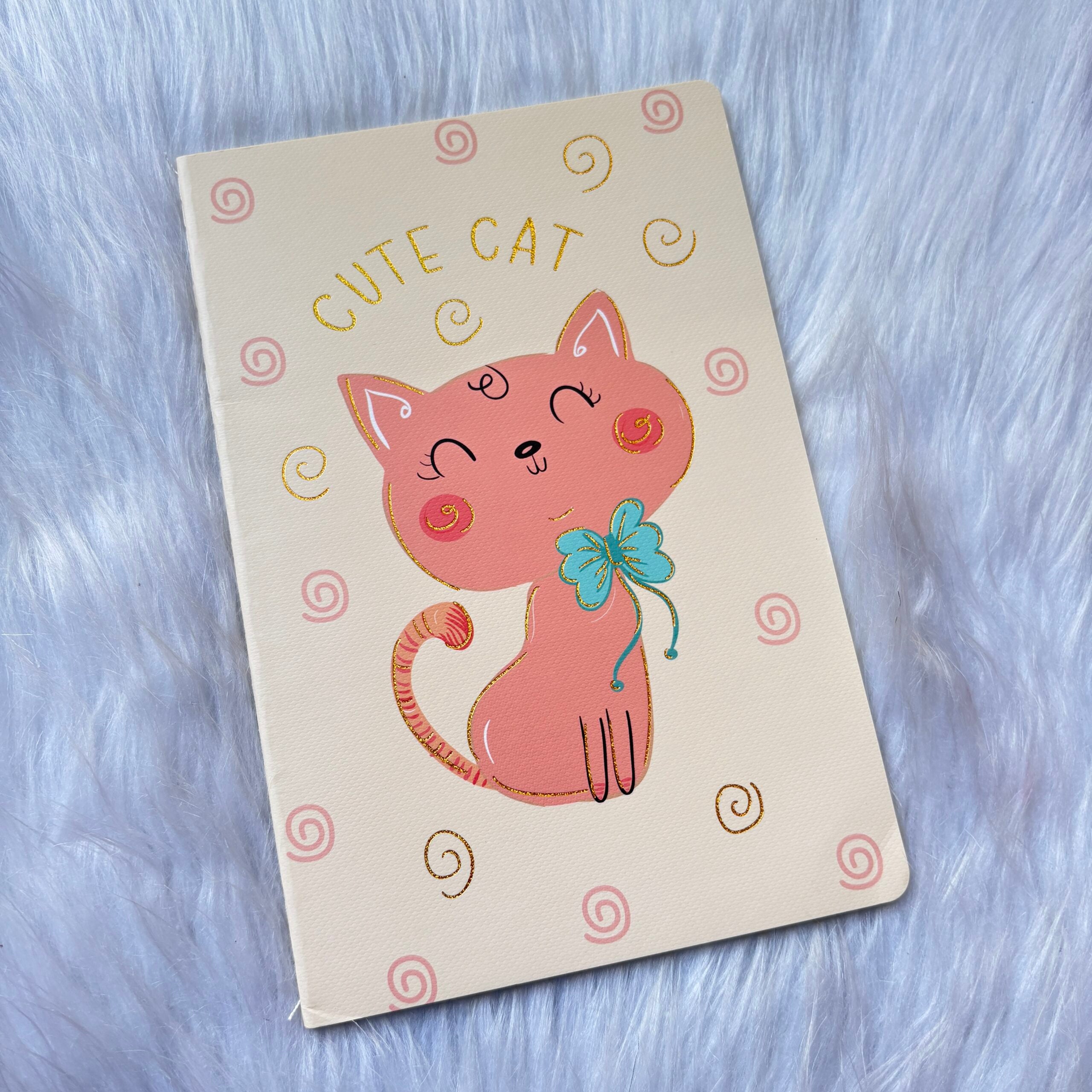 Cat Ruled Diary (Set of 3)