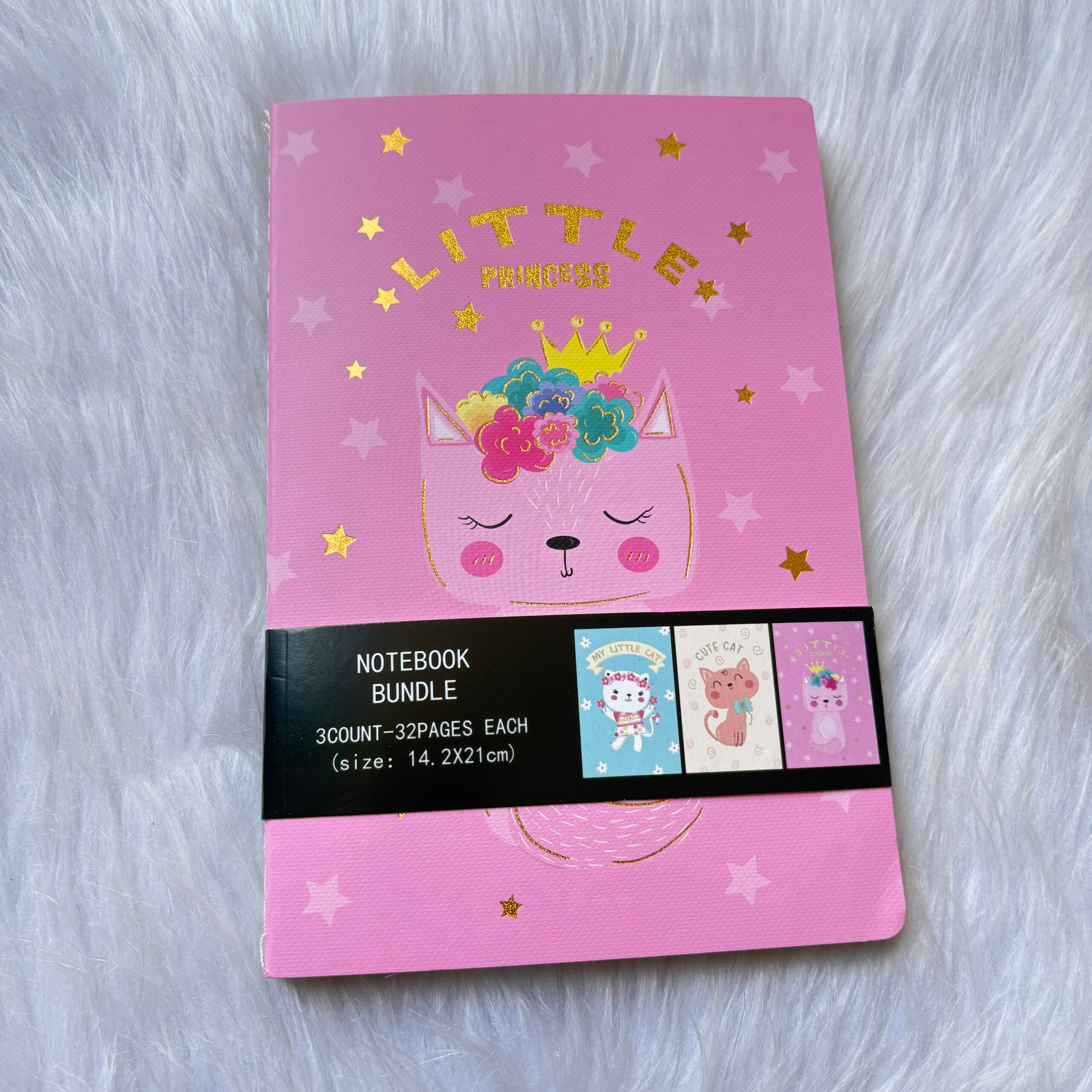 Cat Ruled Diary (Set of 3)