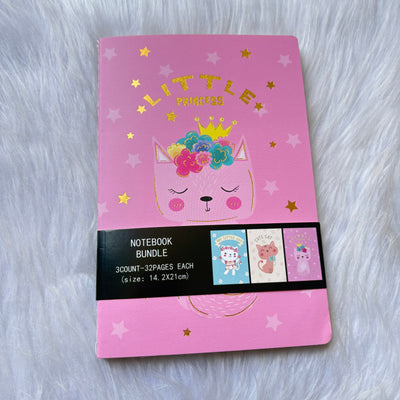 Cat Ruled Diary (Set of 3)