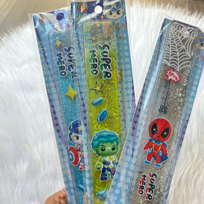 Super Hero Water Glitter Scale