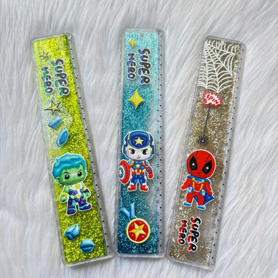 Super Hero Water Glitter Scale