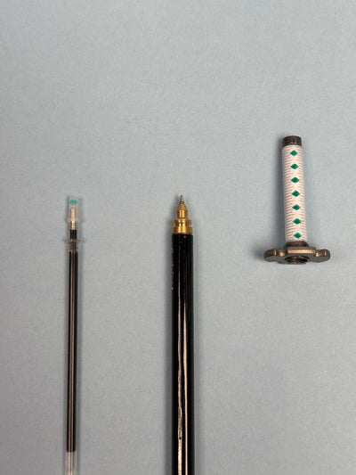 Metal Katana Pen with two refills