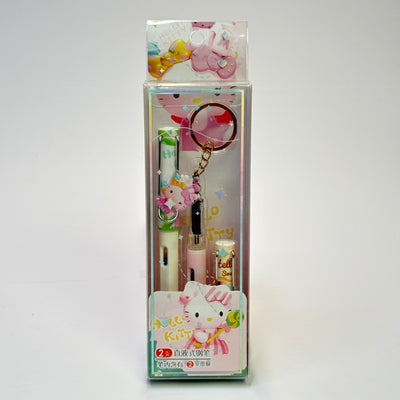 2 in 1 Hello Kitty Fountain Pen with Keychain