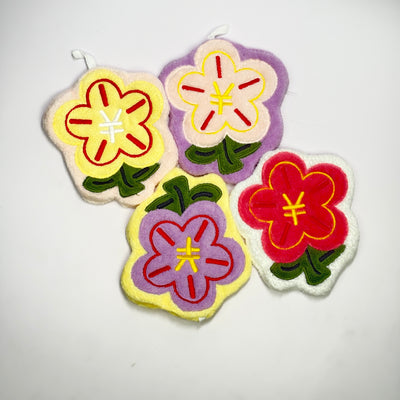 Flower hand towel