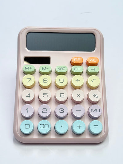 Pastel Mechanical Calculator