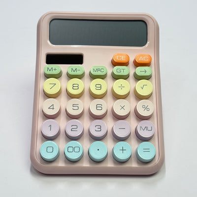 Pastel Mechanical Calculator