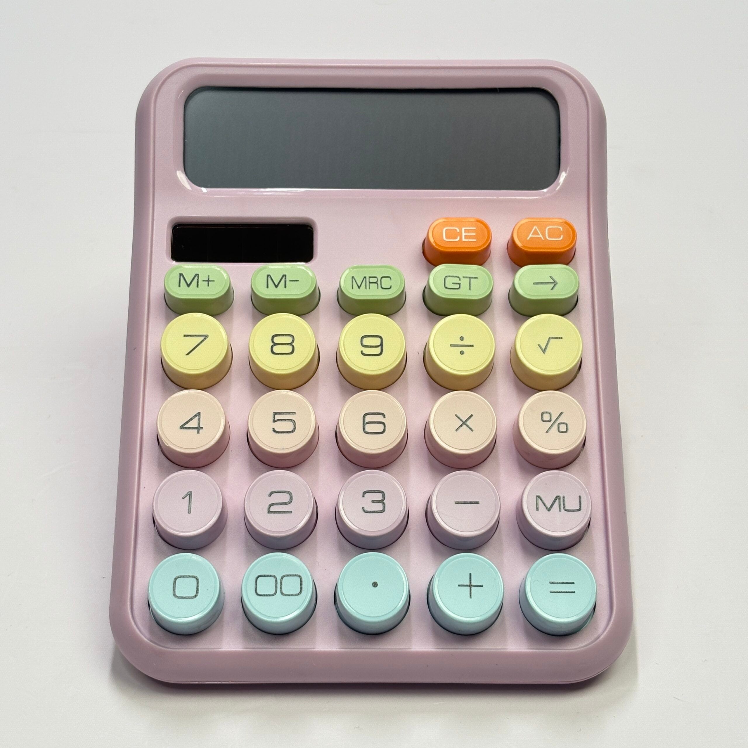 Pastel Mechanical Calculator