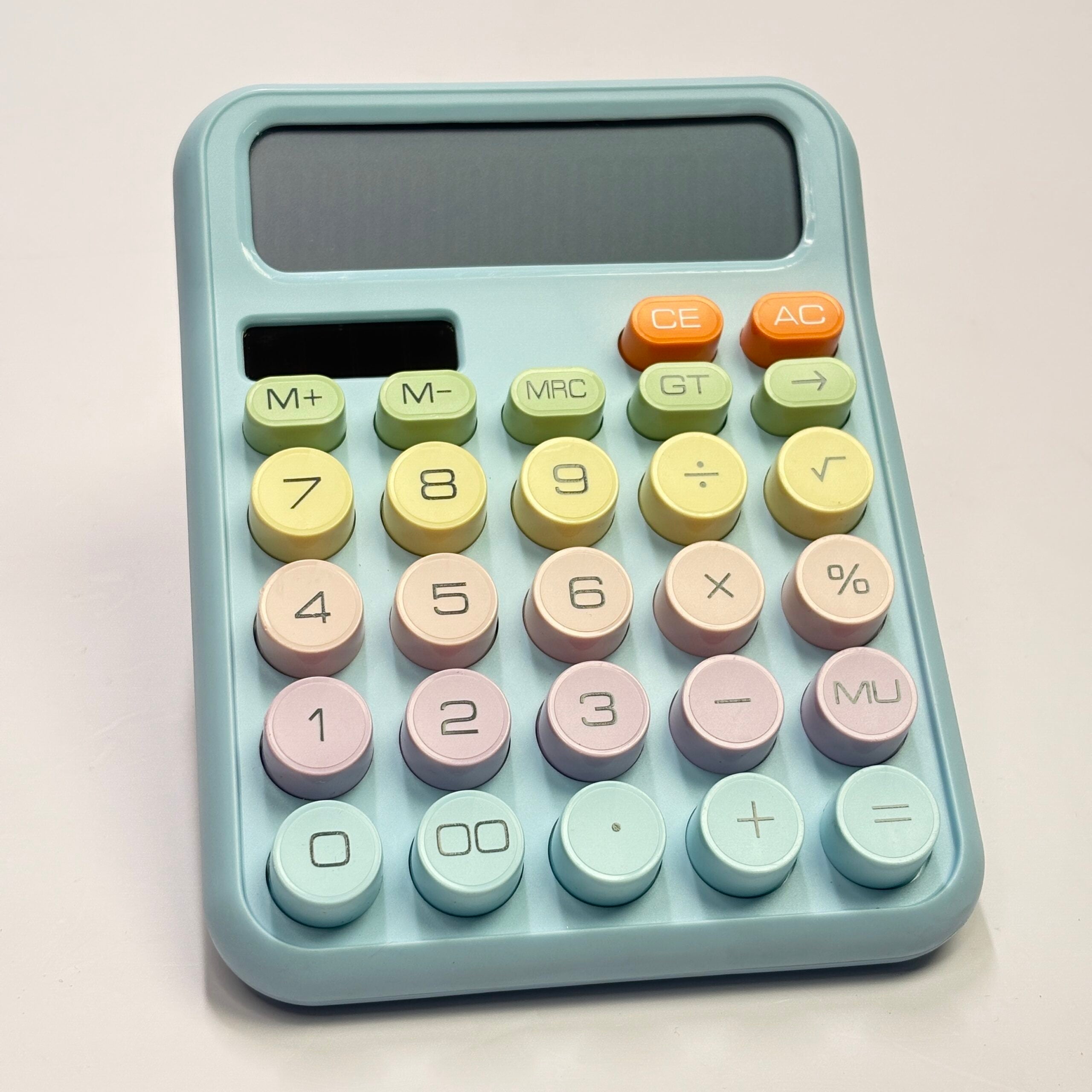 Pastel Mechanical Calculator