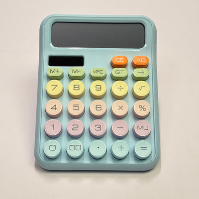 Pastel Mechanical Calculator