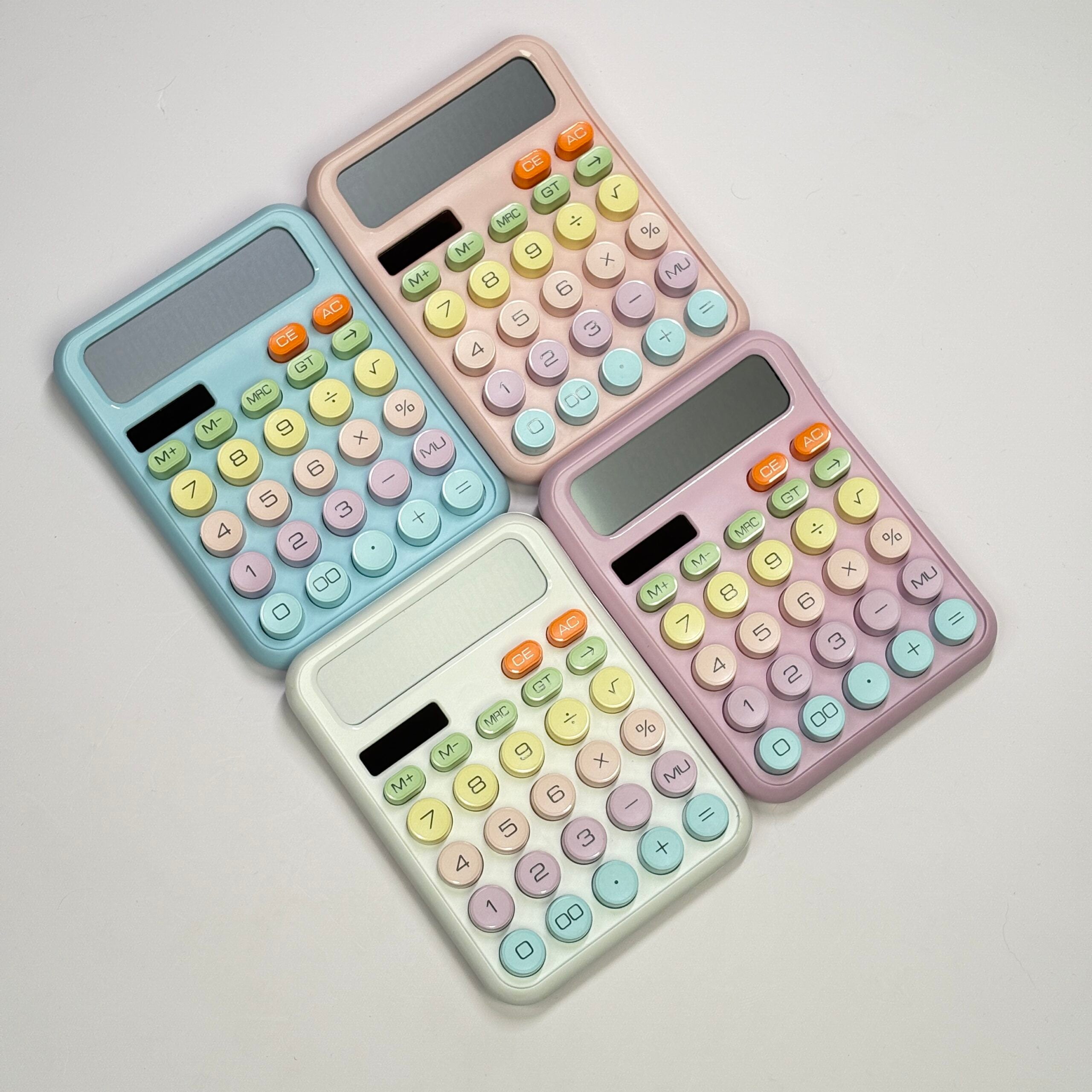 Pastel Mechanical Calculator